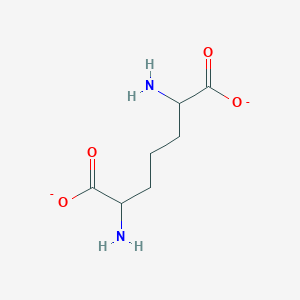 molecular formula C7H12N2O4-2 B1238591 Diaminoheptanedioate 