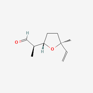molecular formula C10H16O2 B1238592 Lilac aldehyde A CAS No. 53447-46-4