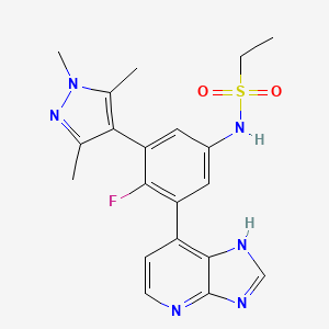 molecular formula C20H21FN6O2S B12385954 DDO-8926 
