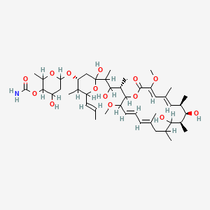 molecular formula C45H73NO14 B1238596 Concanamycin A,8-deethyl-8-methyl- 