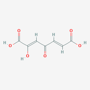 B123860 2,4-Dioxohept-5-enedioic acid CAS No. 140866-22-4