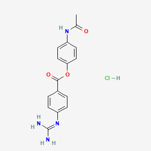 4'-Acetamidophenyl 4-guanidinobenzoate hydrochloride