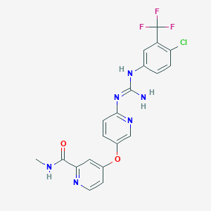 molecular formula C20H16ClF3N6O2 B12386121 DCZ3301 