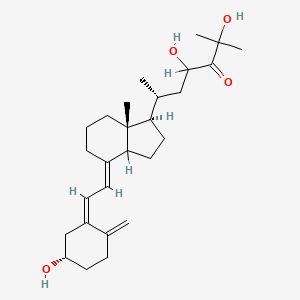molecular formula C27H42O4 B1238621 23,25-dihydroxy-24-oxovitamin D3 CAS No. 84164-55-6