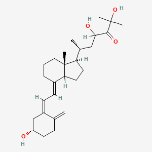 molecular formula C27H42O4 B1238621 23,25-Dihydroxy-24-oxocholecalciferol CAS No. 84164-55-6
