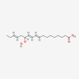 13-Hydroperoxy-9,11,15-octadecatrienoic acid