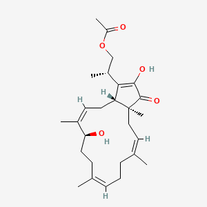molecular formula C27H40O5 B1238626 Proliferin CAS No. 152469-17-5
