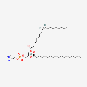 molecular formula C44H86NO8P B1238632 1-Oleoyl-2-stearoylphosphatidylcholine CAS No. 7319-55-3