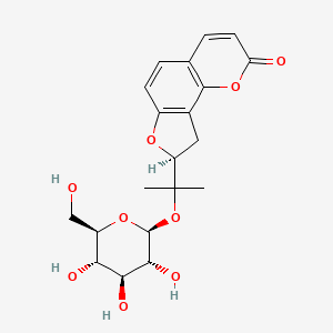 molecular formula C20H24O9 B1238635 柯伦坡宁葡萄糖苷 CAS No. 55836-35-6