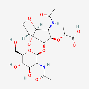 molecular formula C19H30N2O12 B12386366 Antibacterial agent 197 