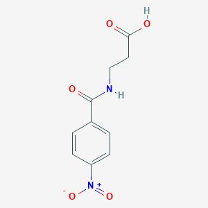 molecular formula C10H10N2O5 B123864 N-(4-硝基苯甲酰)-β-丙氨酸 CAS No. 59642-21-6