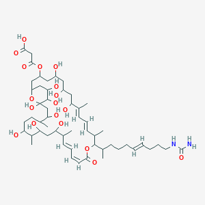 molecular formula C54H90N2O18 B1238640 Kanchanamycin A 