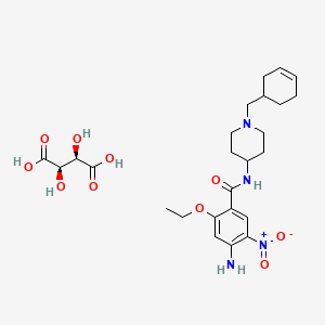 molecular formula C25H36N4O10 B1238653 Cinitapride tartrate CAS No. 1207859-16-2