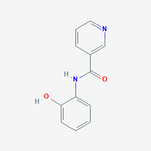 molecular formula C12H10N2O2 B1238657 N-(2-hydroxyphenyl)pyridine-3-carboxamide CAS No. 5324-34-5