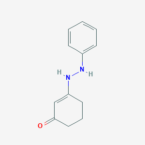 molecular formula C12H14N2O B123866 3-(2-苯基肼基)环己-2-烯-1-酮 CAS No. 26593-16-8