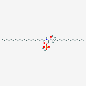 molecular formula C38H76NO6P B1238675 [(E,2S,3R)-3-hydroxy-2-(icosanoylamino)octadec-4-enyl] dihydrogen phosphate 