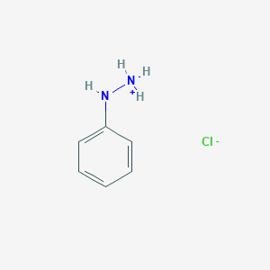 molecular formula C6H9ClN2 B123868 Phenylhydrazine hydrochloride CAS No. 59-88-1