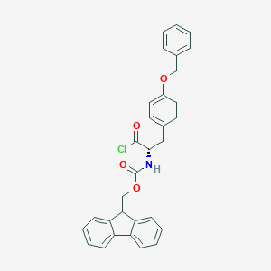 molecular formula C31H26ClNO4 B012387 Fmoc-O-苄基-L-酪氨酰氯 CAS No. 103321-60-4