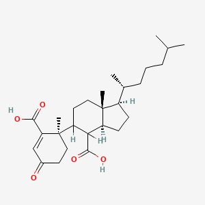 molecular formula C27H42O5 B1238701 Butenandt's acid CAS No. 469-04-5