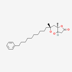 molecular formula C24H36O4 B1238712 Butenolide peroxide 