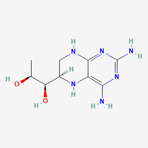 molecular formula C9H16N6O2 B1238733 Ronopterin CAS No. 185243-78-1
