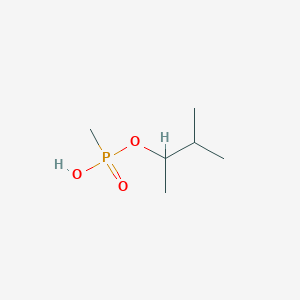 molecular formula C6H15O3P B123874 Methyl(3-methylbutan-2-yloxy)phosphinic acid CAS No. 151299-67-1