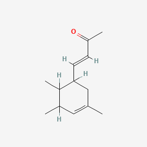 molecular formula C13H20O B1238740 4-(3,5,6-Trimethyl-3-cyclohexen-1-yl)-3-buten-2-one CAS No. 67801-39-2