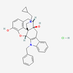molecular formula C33H33ClN2O3 B12387407 N-Benzylnaltrindole (hydrochloride) 