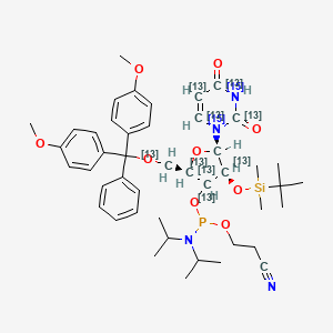 rU Phosphoramidite-13C9,15N2