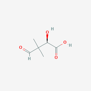 molecular formula C6H10O4 B1238753 (R)-4-dehydropantoic acid 