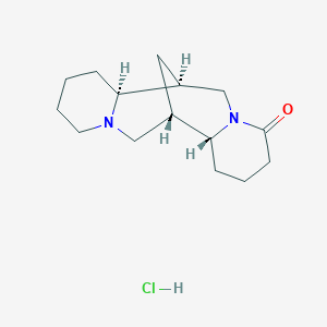 molecular formula C15H25ClN2O B12387580 13-Hydroxylupanine hydrochloride CAS No. 1025-39-4
