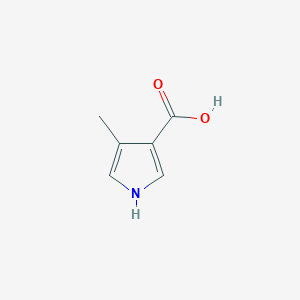 molecular formula C6H7NO2 B123876 4-Methyl-1h-pyrrole-3-carboxylic acid CAS No. 64276-66-0