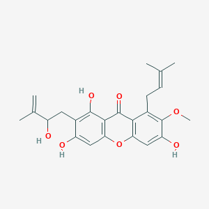 molecular formula C24H26O7 B1238761 Mangostenol CAS No. 437711-43-8
