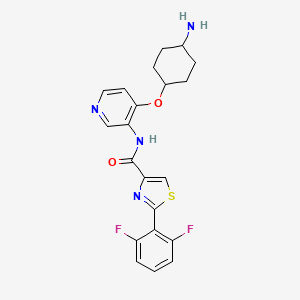 molecular formula C21H20F2N4O2S B12387697 FD1024 