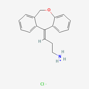 molecular formula C17H18ClNO B1238772 Desmethyldoxepin hydrochloride CAS No. 63915-63-9