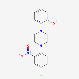 2-[4-(4-Chloro-2-nitrophenyl)-1-piperazinyl]phenol