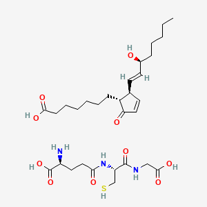 molecular formula C30H49N3O10S B1238784 Gsh-prostaglandin A1 CAS No. 61631-70-7