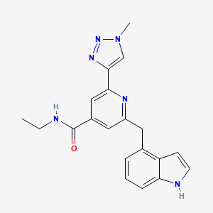 molecular formula C20H20N6O B12387864 GSK217 