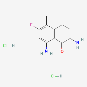 molecular formula C11H15Cl2FN2O B12387943 Exatecan Intermediate 4 dihydrochloride 