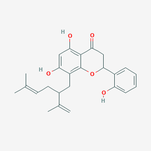 molecular formula C25H28O5 B1238798 Kushenol A 