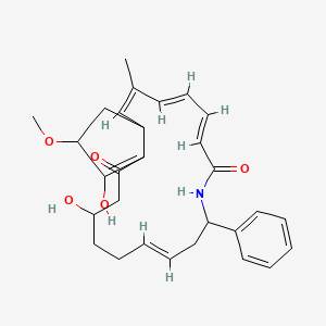 molecular formula C29H35NO5 B1238809 Hitachimycin 