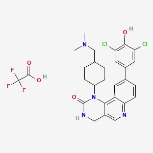 molecular formula C28H29Cl2F3N4O4 B12388138 HTH-01-091 TFA 