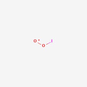 molecular formula IO2 B1238814 Iodine peroxide 