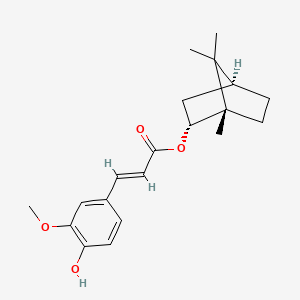 molecular formula C20H26O4 B12388209 (-)-Bornyl ferulate 