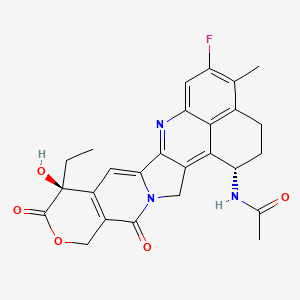 molecular formula C26H24FN3O5 B12388228 Ac-Exatecan 