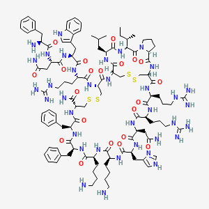 molecular formula C111H164N36O21S4 B12388297 NMB-1 
