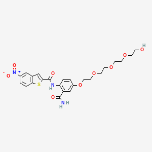 molecular formula C24H27N3O9S B12388539 G43-C3-TEG 