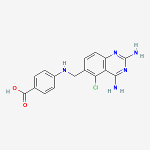 molecular formula C16H14ClN5O2 B12388556 DQn-1 CAS No. 57343-54-1