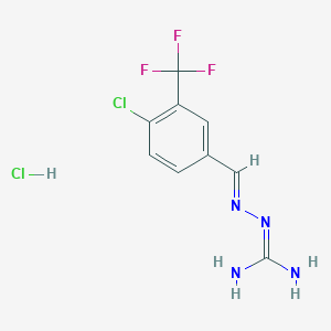 molecular formula C9H9Cl2F3N4 B12388688 AC-099 hydrochloride 