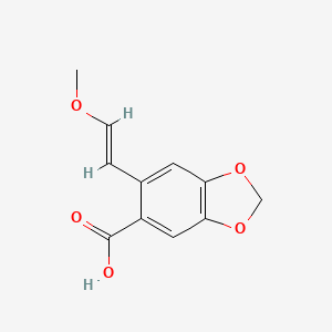 6-(2-Methoxyvinyl)benzo[1,3]dioxole-5-carboxylic acid